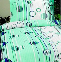 Ložní povlečení krep Alea zelená