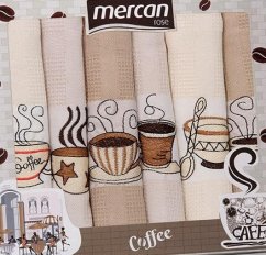 Kuchynské utěrky caffé