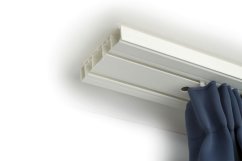 Plastová kolejnice dvojdrážková