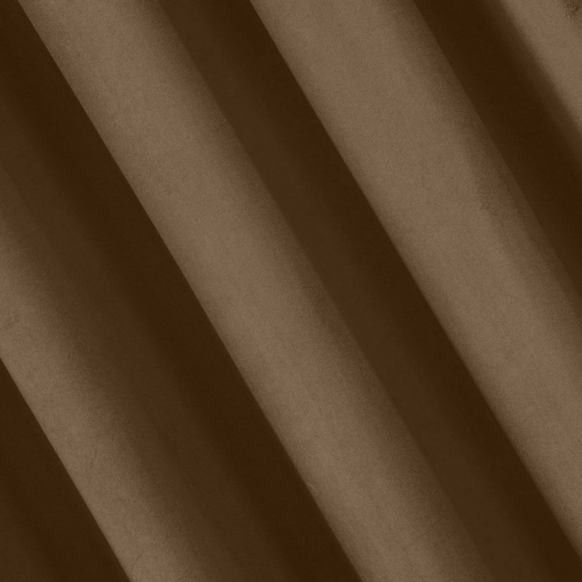 Dekorační látka samet Sibel šířka 300cm hnědá