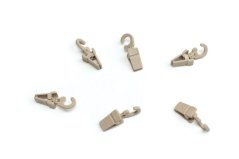 Žabky plastové s háčkem k dřev. garnýžím 20ks