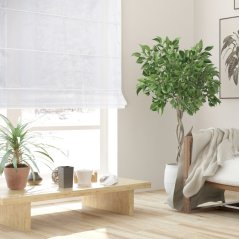 Římská roleta záclonová organza Mira