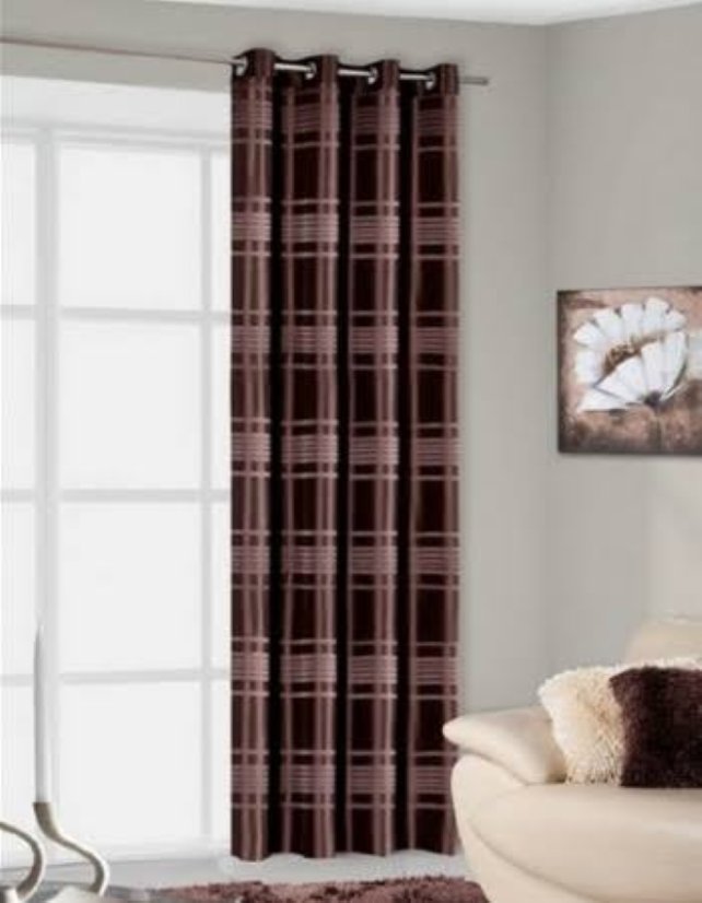 Hotový záves LANA tm.hnedá