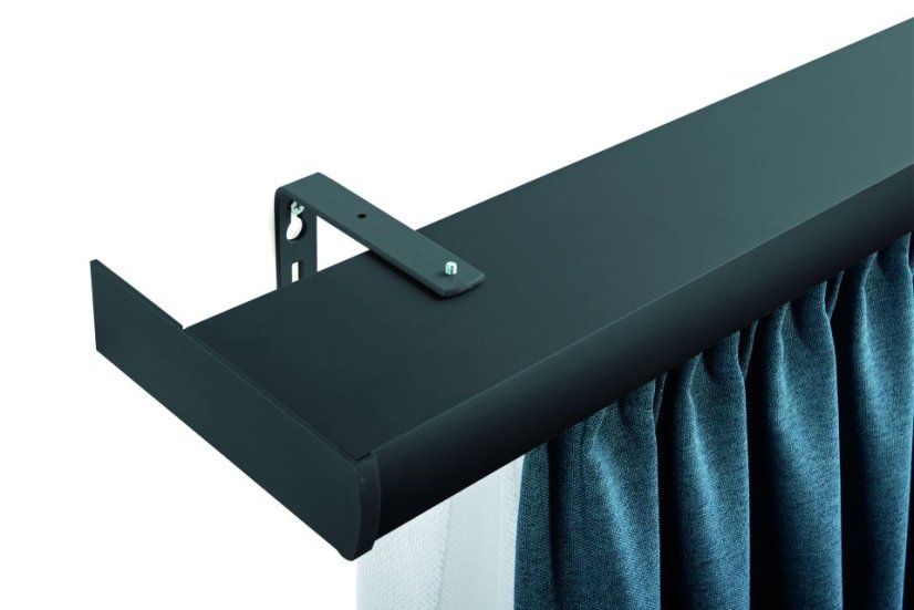 Hliníková kolejnice Decolino barva černá