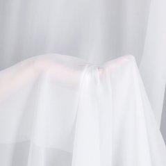Záclona hladký krep na míru bílá