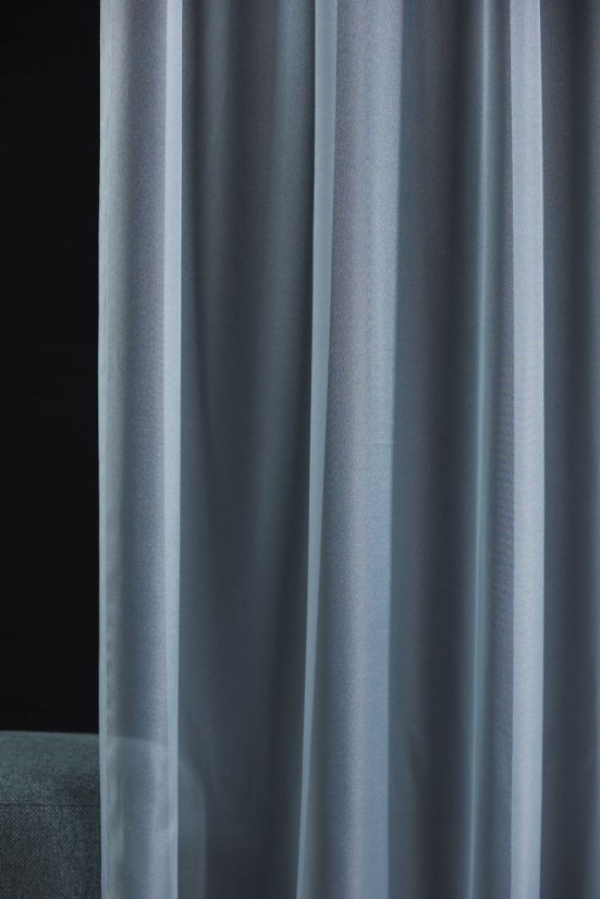 Záclona Liliana metráž - Barva: vodově modrá