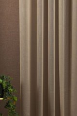 Záclona Lisa metráž caffé