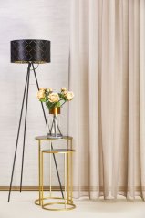 Záclona Charlotte na míru cappuccino