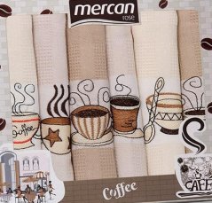 Kuchynské utěrky caffé