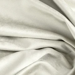 Dekorační látka samet jasná krémová