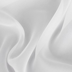Záclona hladký krep na míru bílá