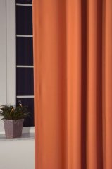 Závěs Dim out uni zatemňovací barva rezavá