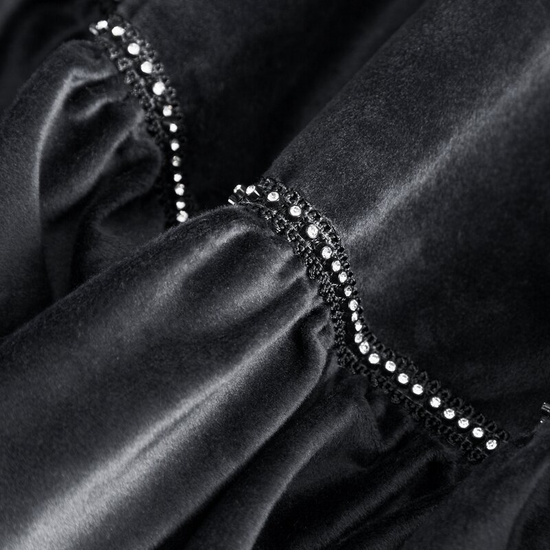 Hotový závěs Carli černý