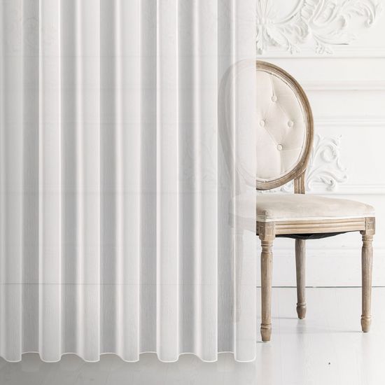 Záclona na míru Aden bílá
