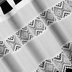  Krátká záclonka etamina s poutky