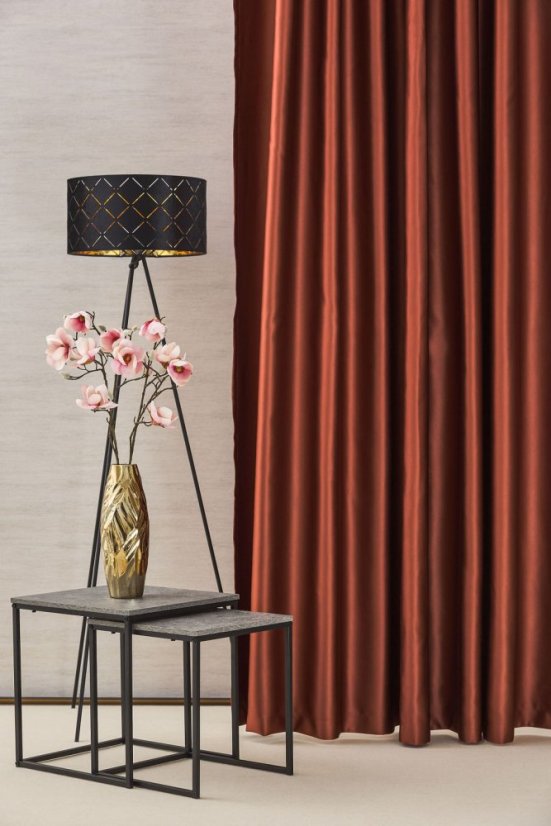 Zatemňovací Dim out Pierot dvoustranný šití na míru - Barva: antracit + středně šedá