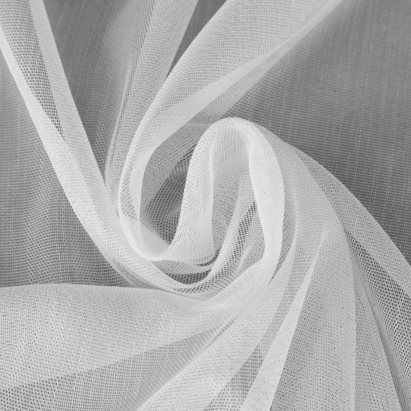 Záclona na míru Aden bílá