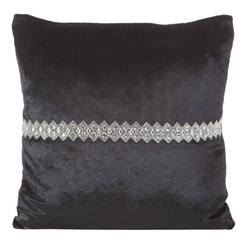 Dekorační polštářek Allison - Barva: černá