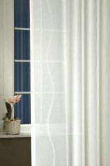 Záclona s vlnovkami na míru