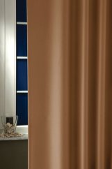 Dekorační látka Dim out uni 300cm barva kaštan