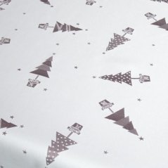 Vánoční ubrus moderni stromky