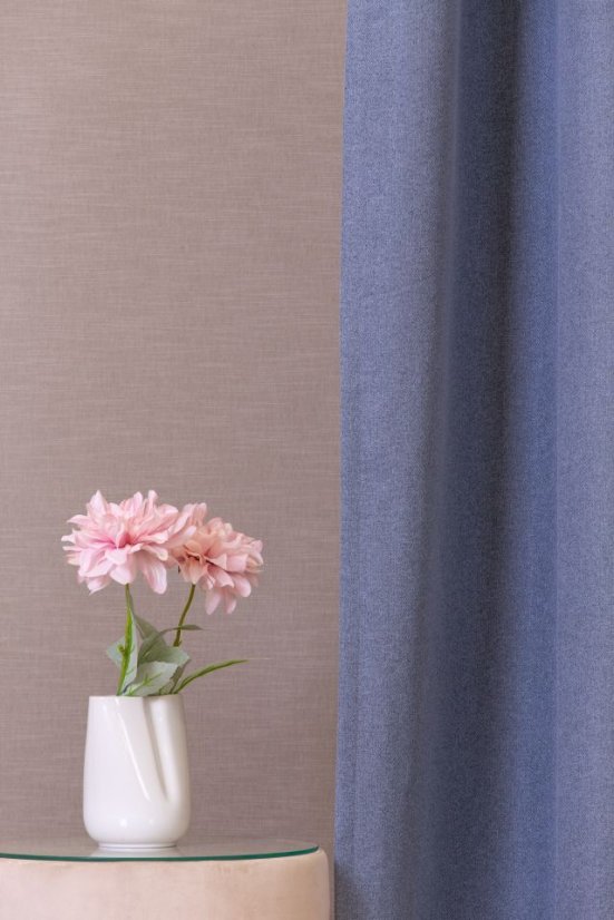 Závěs Black out Atlanta - Barva: modrá