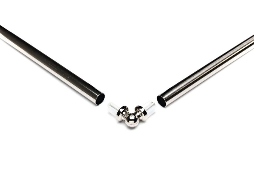 Interier Art 19mm kloubová spojka - Barva: mat chrom