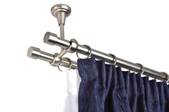 Držák stropní 19mm mat chrom