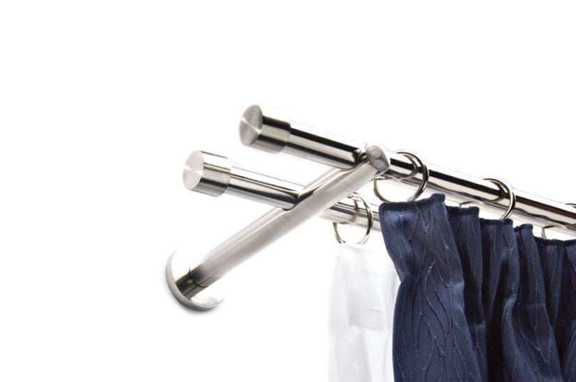 Interier Art držák 19mm Neo dvojitý - Barva: nickel